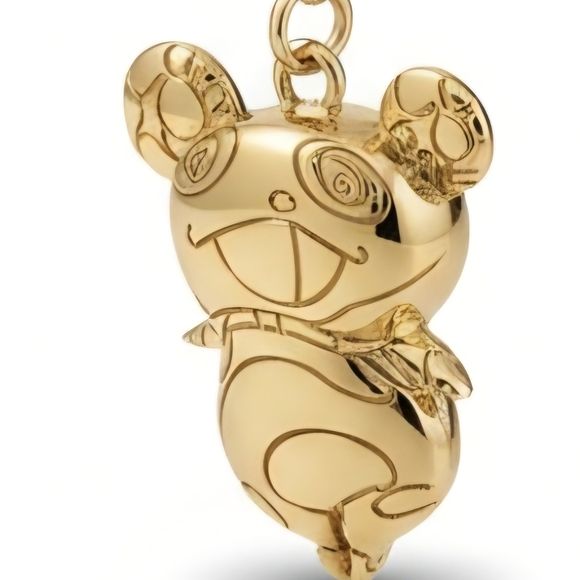 Gold Luxury Panda Key/Bag Charm - Picture 4 of 4